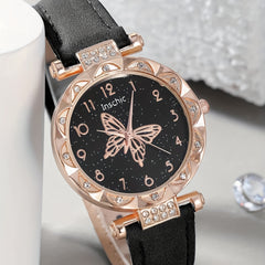 Rhinestone Butterfly Watch & 5 Jewelry Decorations for Kids