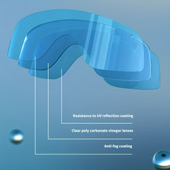 Adjustable Transparent Silicone Swimming Goggles for Men & Women