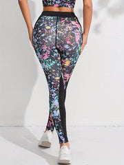 Graffiti Painting High Waist Yoga Sports Leggings