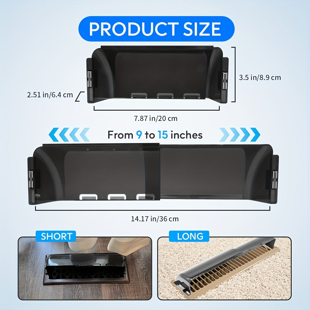 Adjustable Magnetic Air Vent Deflector - Set of 3