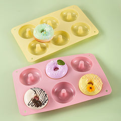 Non Stick Silicone Donut Mold for Baking Decoration Tool