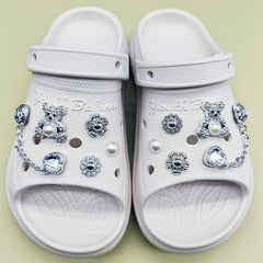 Silver Bear Shoe Charms for Shoe Decoration