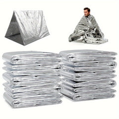 10pcs Emergency Thermal Blankets 132x208 Outdoor Survival Equipment