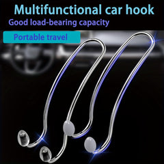4pcs Car Hooks Seat Back Storage Hooks Garden Tool Flower Pot Hanging Hooks