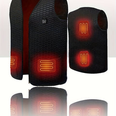 Men's Rechargeable Smart Heating Vest for Winter
