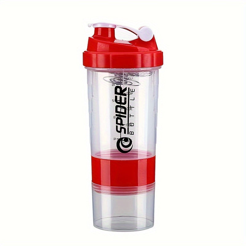 Outdoor Sports Fitness Water Cup Plastic Protein Milkshake Shaker