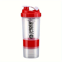 Outdoor Sports Fitness Water Cup Plastic Protein Milkshake Shaker