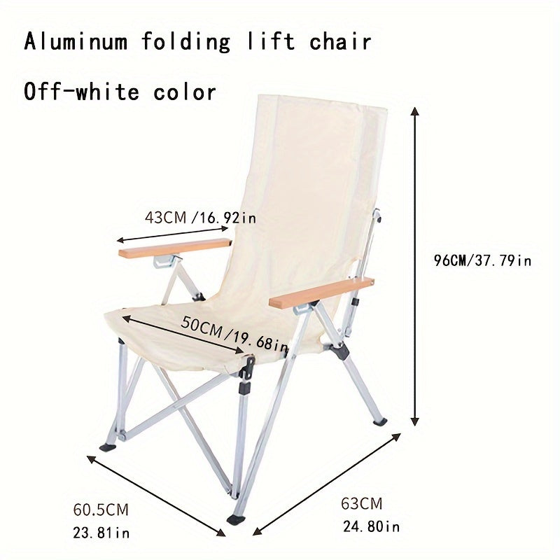 Portable Folding Recliner Chair for Camping Beach Fishing
