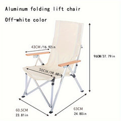 Portable Folding Recliner Chair for Camping Beach Fishing