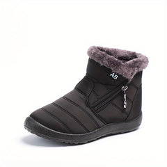 Women's Plush Lined Snow Boots Waterproof Winter Warm Boots
