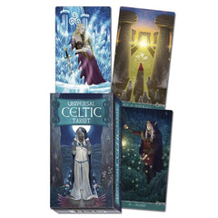 56pcs Universal Celtic Tarot Deck Modern Tarot Library Cards with QR Code Guide