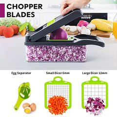 Vegetable Chopper Pro 13 in 1 Food Chopper Kitchen Slicer Dicer Cutter
