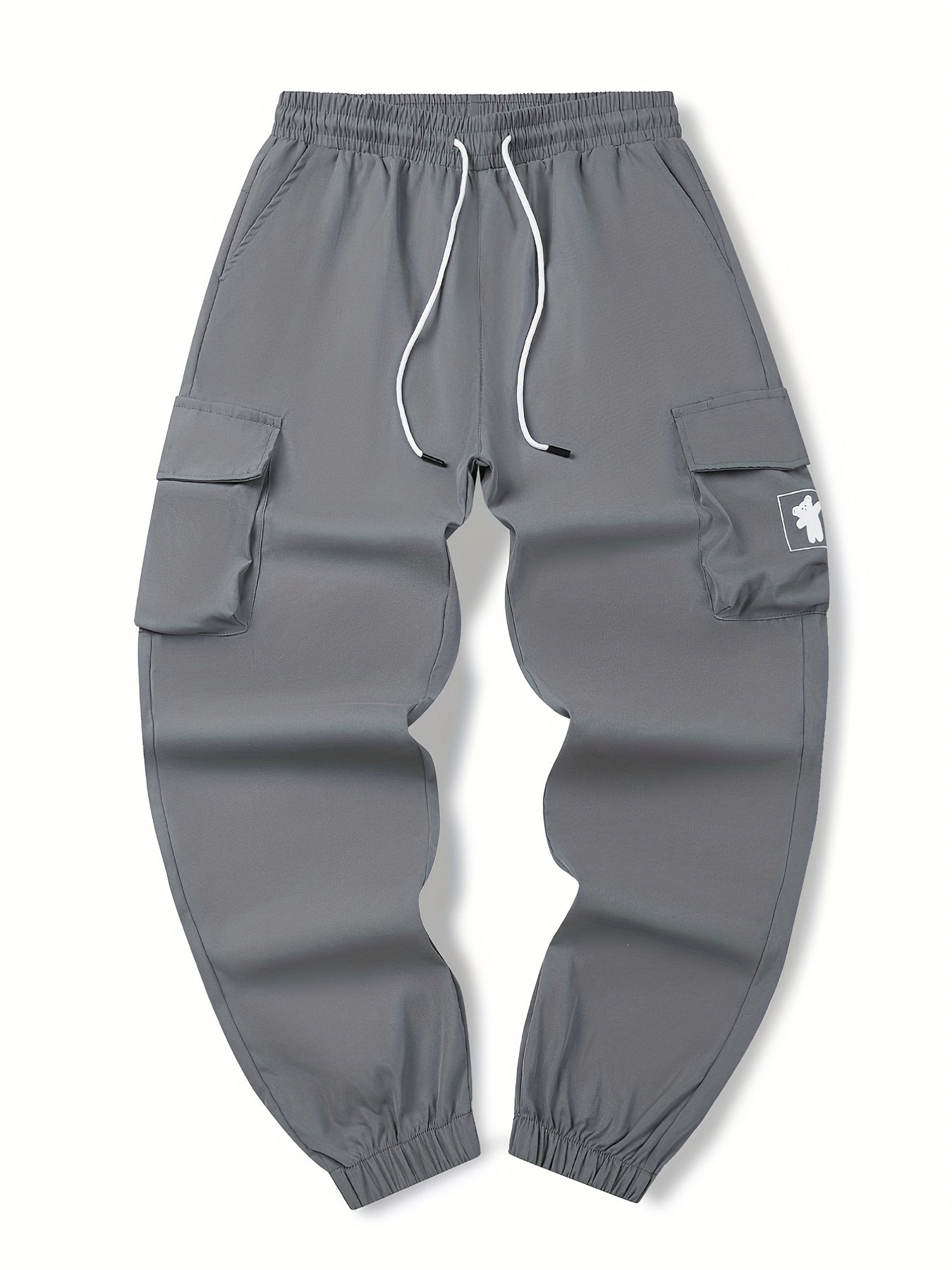 Men's Straight Leg Cargo Pants with Flap Pocket