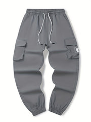 Men's Straight Leg Cargo Pants with Flap Pocket