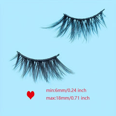 7 Pairs Fluffy Wispy Cat Eye False Eyelashes Pack