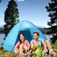 Large Pop Up Beach Tent UV Protection Lightweight Portable Tent