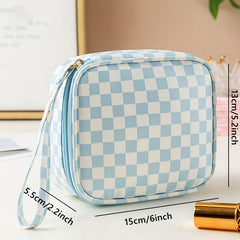 Zipper Pouch Lipstick Bag Style Makeup Bag Toiletry & Sanitary Napkin Storage