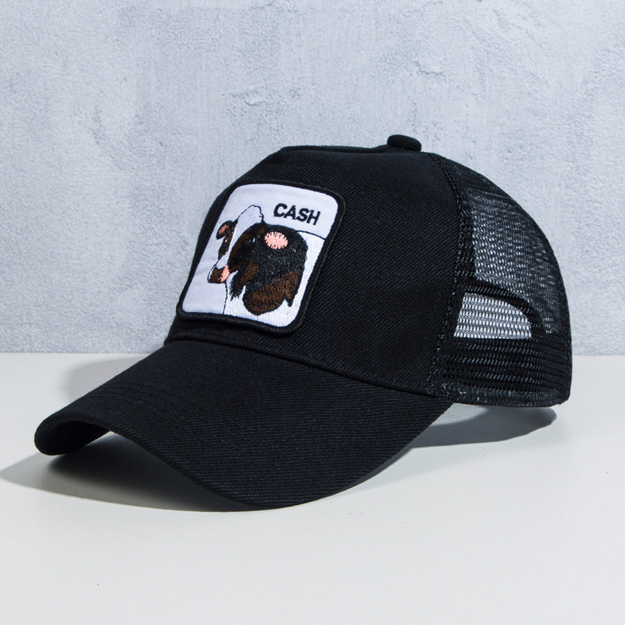Personality Animal Pattern Embroidered Baseball Cap Men's Summer Sunscreen Sunsh