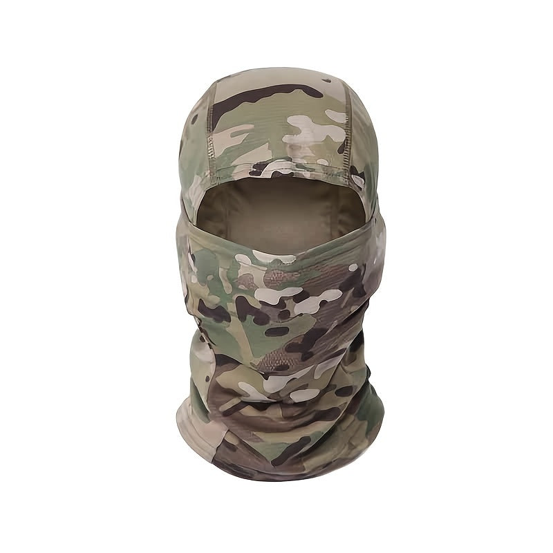 1pc Camouflage Balaclava Face Mask Neck Gaiter for Outdoor Activities