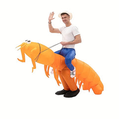 Inflatable Animal Costume Adult Blow Up Funny Outfit Holiday Party Dress