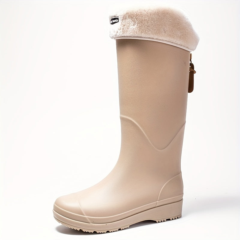 Warm Rain Shoes Camping Rain Boots Outdoor Waterproof Water Shoes