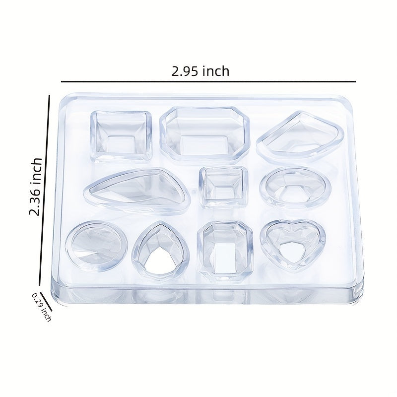 Crystal Epoxy Mold for Earrings and Pendants