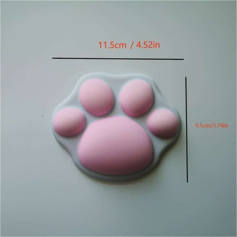 Cat Paw Wrist Rest Pad for Mouse - Gel Wrist Support Cushion Pad