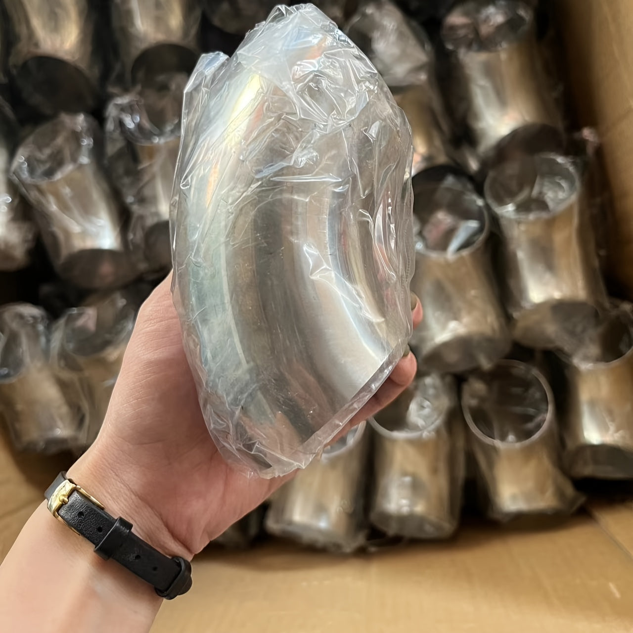 Stainless Steel Armrest Guard Rail Turning Head Thickened Rail Curved Pipe Head