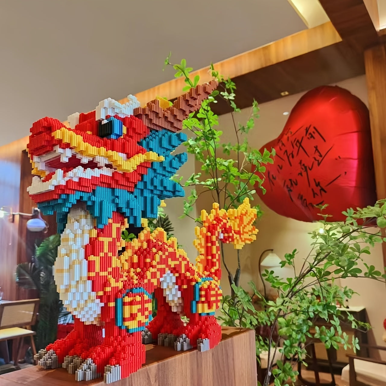 9500pcs Dragon Building Blocks Set Educational 3D Puzzle Ideal Holiday Gift