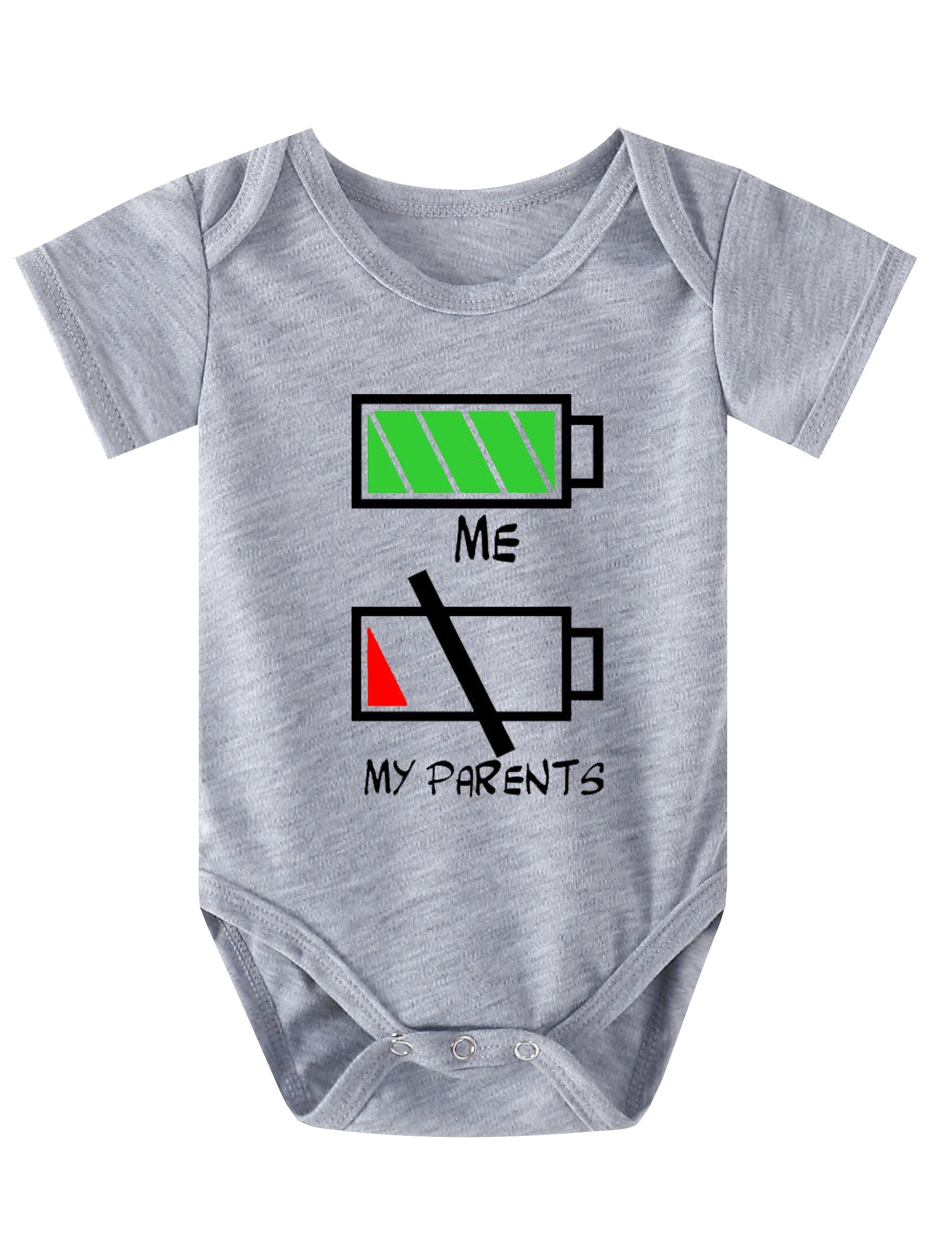 Baby Boys Graphic Short Sleeve Bodysuit for Summer