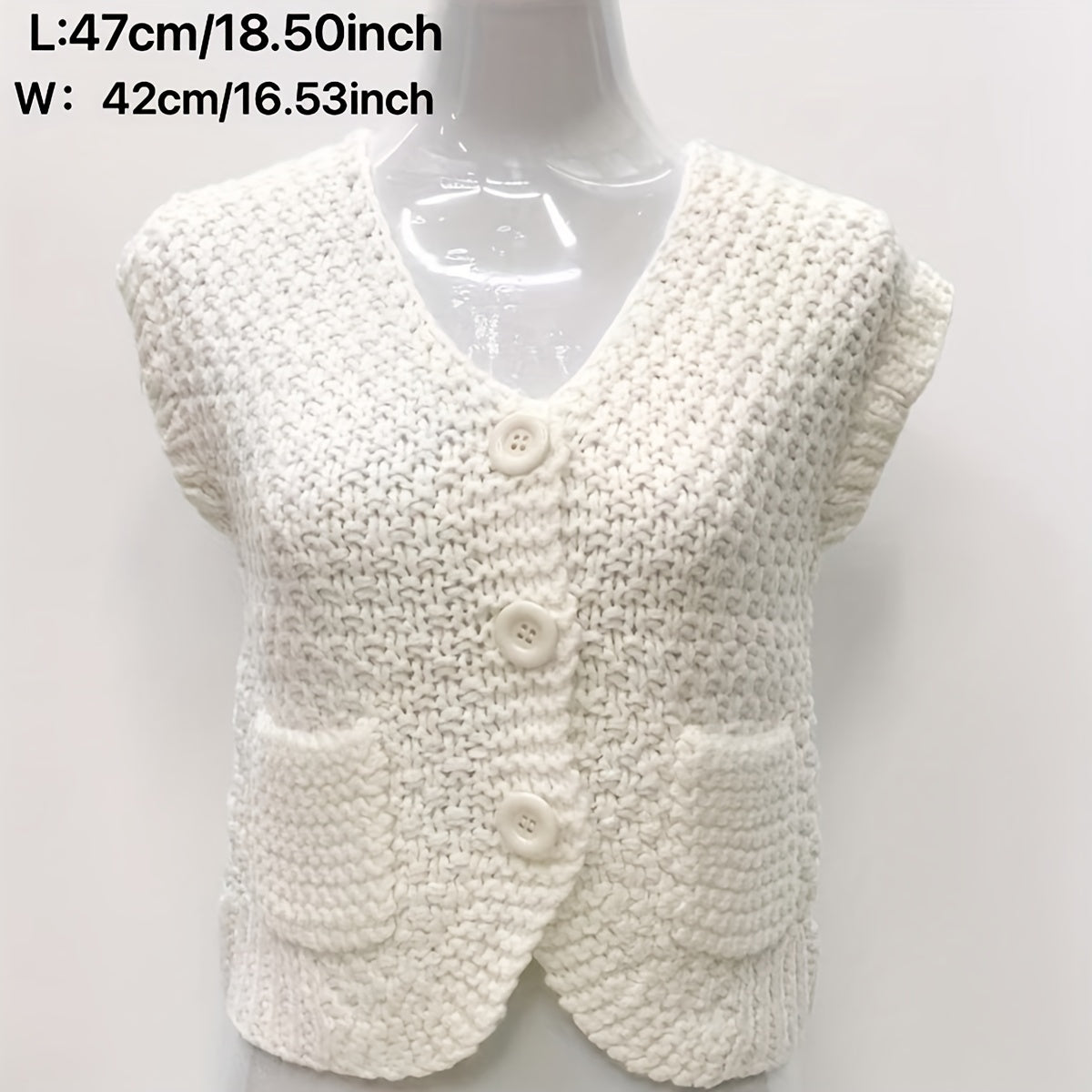 Knitted Shawl Warm Wrap Solid Cardigan For Women