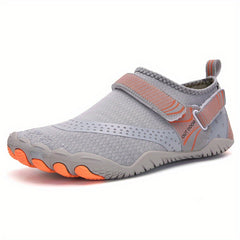 Men's Laceless Aqua Shoes With Hook & Loop Fastener