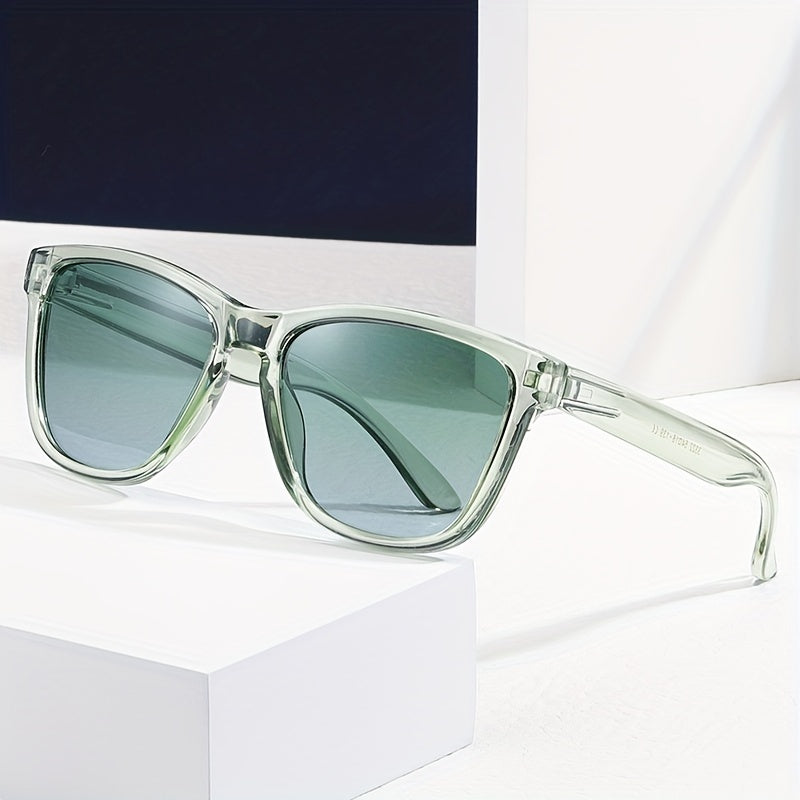 Men's Polarized Retro Square Frame Sunglasses UV Protection RZ1371