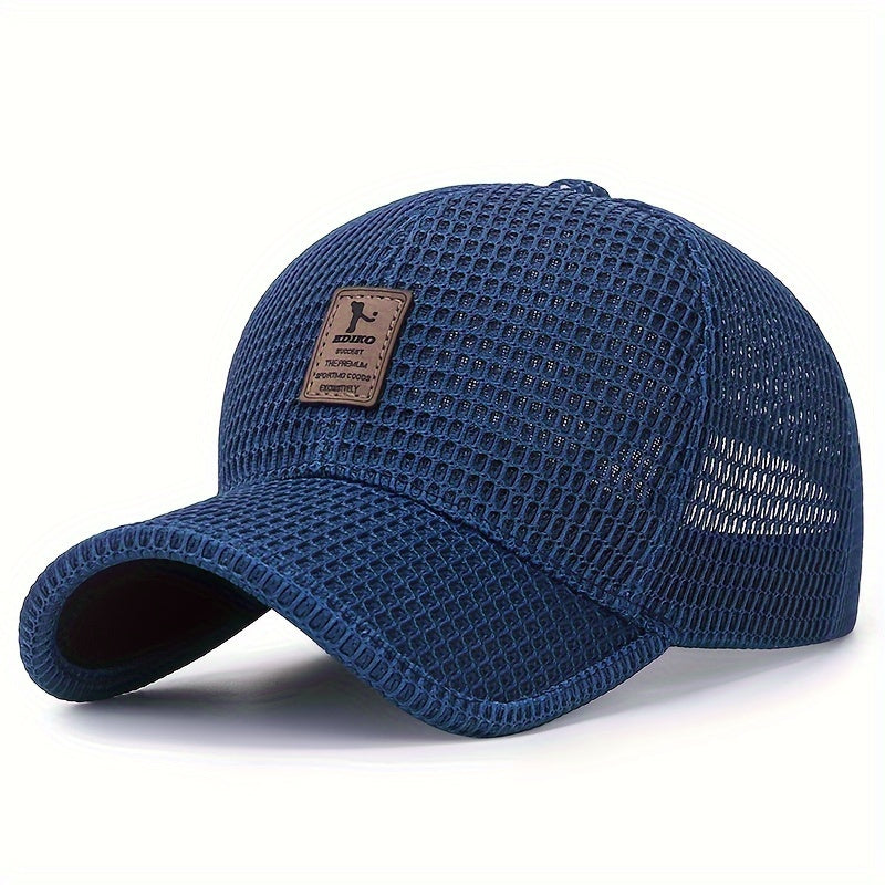 Men's Breathable Visor Hat Sun Protection Baseball Cap