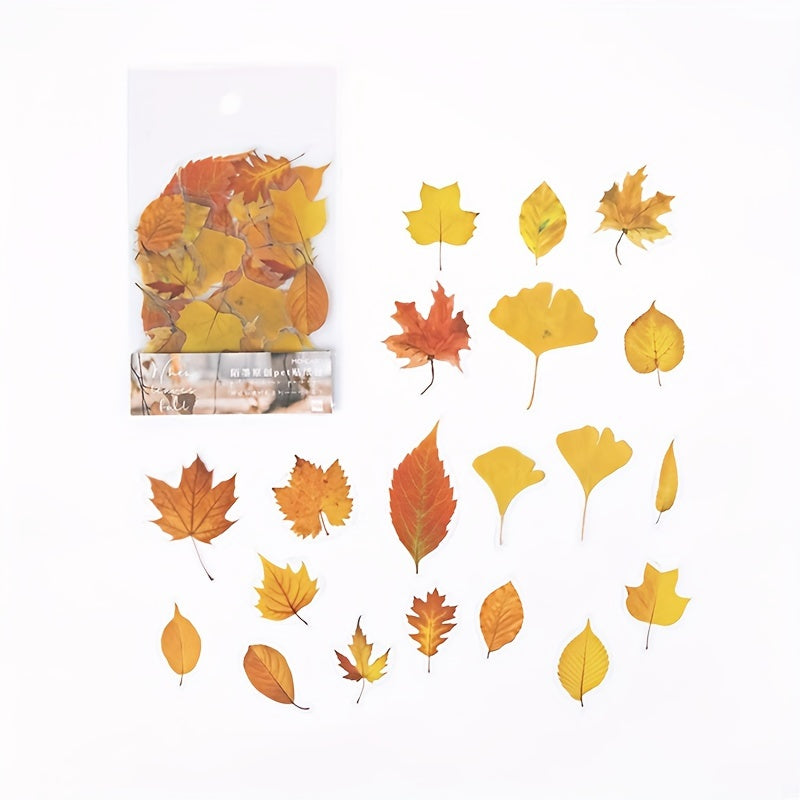 40pcs PET Sticker Plant Flower Diy Journal Diary Decoration