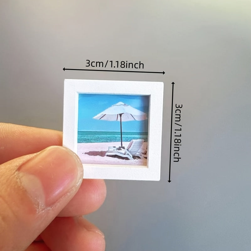 Mini Beach Themed Dollhouse Picture Frame