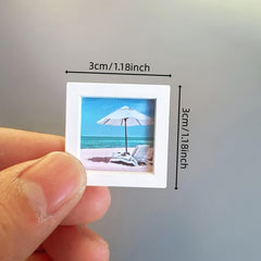 Mini Beach Themed Dollhouse Picture Frame