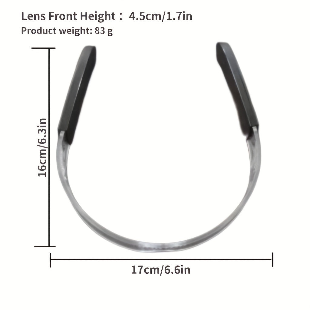 LED Luminous Men's Glasses Futuristic Style Technology Glasses
