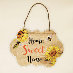 Wooden Beehive Hanging Decoration for Festive Home Decor