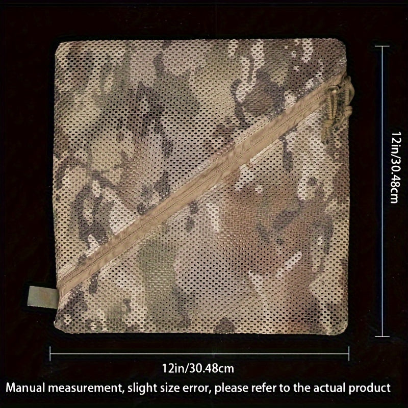 Camouflage Mesh Storage Bag 30 48X30 for Outdoor Camping Travel
