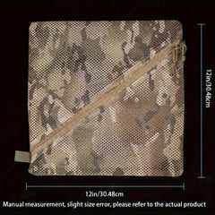 Camouflage Mesh Storage Bag 30 48X30 for Outdoor Camping Travel