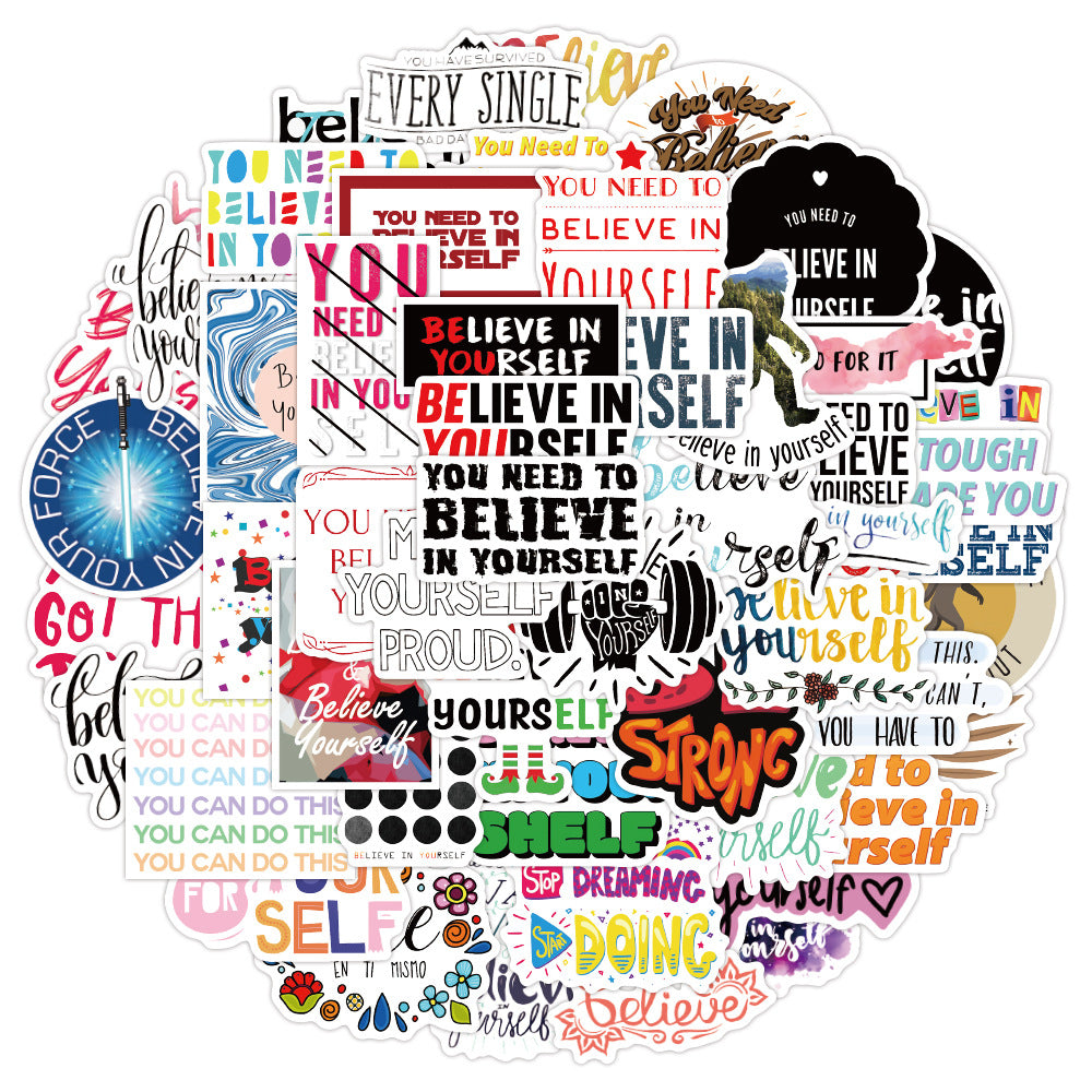 50 Inspirational Quotes Sticker Pack