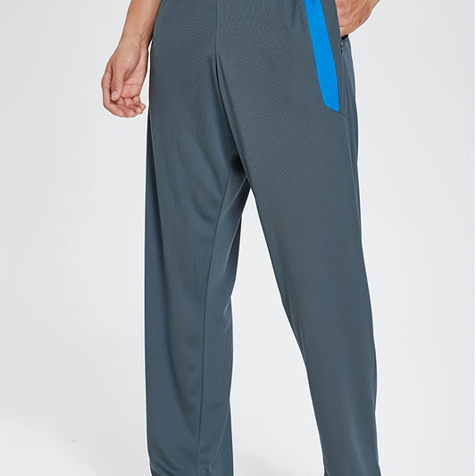 ZENGVEE Men's Elastic Waist Pocket Pants
