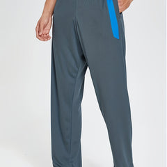 ZENGVEE Men's Elastic Waist Pocket Pants