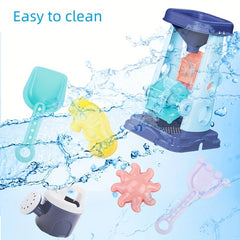Kids Beach Toy Set Sand Shovel Barrel Car Hourglass