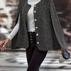 Long Sleeve Blazer Single Breasted Open Front Outerwear Women's