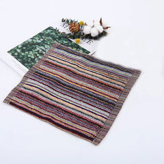 5 Pack Cotton Hand Towels Assortment Stain Resistant Soft 12x12 Inches