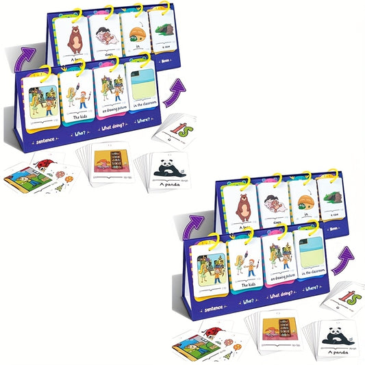 Educational Flashcards Interactive Spelling Game 2pcs