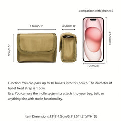Outdoor Ammo Storage Bag Molle Pouch Accessory Bag Fanny Pack