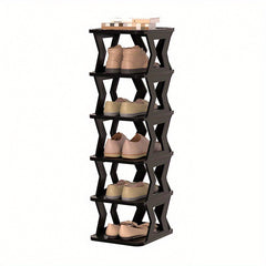 1pc Plastic Shoes Rack Space Saving Organizer